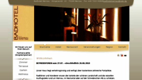 What Badhotel-wernau.de website looked like in 2018 (5 years ago)