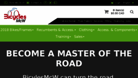 What Bicyclesmcw.com website looked like in 2018 (5 years ago)