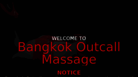What Bangkokoutcall.com website looked like in 2018 (7 years ago)
