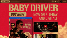 What Babydriver-movie.com website looked like in 2018 (5 years ago)