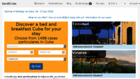 What Bandbcuba.com website looked like in 2018 (5 years ago)
