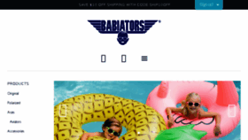 What Babiators.ca website looked like in 2018 (6 years ago)