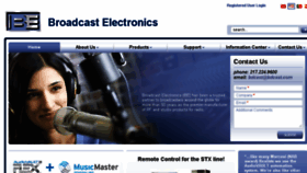 What Bdcast.com website looked like in 2018 (5 years ago)