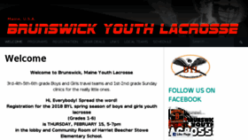 What Brunswicklaxme.org website looked like in 2018 (5 years ago)