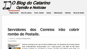 What Blogdocatarino.com website looked like in 2018 (6 years ago)