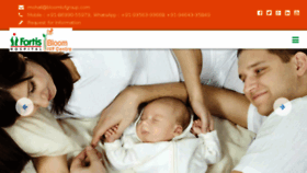 What Bloomivfmohali.com website looked like in 2018 (7 years ago)