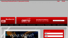 What Bordtennisportalen.dk website looked like in 2018 (5 years ago)