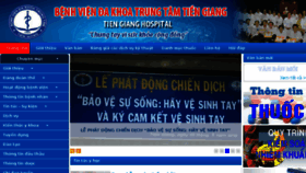 What Benhviendktiengiang.vn website looked like in 2018 (5 years ago)