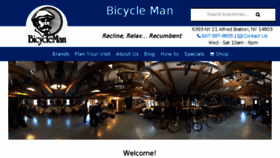 What Bicycleman.com website looked like in 2018 (5 years ago)