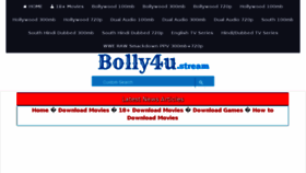 What Bolly4u.stream website looked like in 2018 (5 years ago)