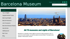 What Barcelona-museum.com website looked like in 2018 (5 years ago)