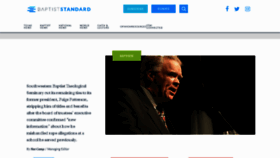 What Baptiststandard.com website looked like in 2018 (5 years ago)