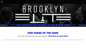 What Brooklynelitevolleyball.com website looked like in 2018 (6 years ago)