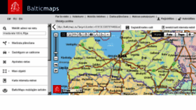 What Balticmaps.lv website looked like in 2018 (5 years ago)