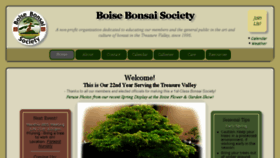 What Boisebonsai.com website looked like in 2018 (5 years ago)