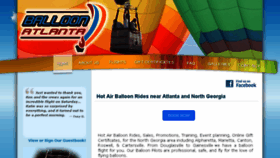 What Balloonatlanta.com website looked like in 2018 (5 years ago)