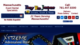 What Busybeejumpers.com website looked like in 2018 (5 years ago)