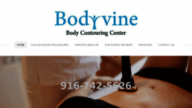 What Bodyvinecenter.com website looked like in 2018 (5 years ago)