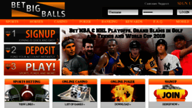 What Betbigballs.com website looked like in 2018 (5 years ago)