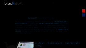 What Blacksoft.pl website looked like in 2018 (5 years ago)