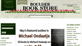 What Boulderbookstore.com website looked like in 2018 (5 years ago)