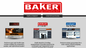 What Bakermfg.com website looked like in 2018 (5 years ago)
