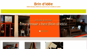 What Brin-d-idee.net website looked like in 2018 (5 years ago)