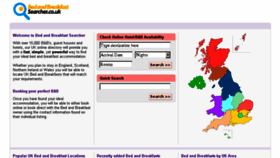 What Bedandbreakfastsearcher.co.uk website looked like in 2018 (5 years ago)