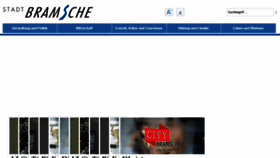 What Bramsche.de website looked like in 2018 (5 years ago)