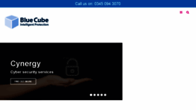 What Bluecubesecurity.com website looked like in 2018 (5 years ago)