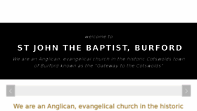What Burfordchurch.org website looked like in 2018 (5 years ago)