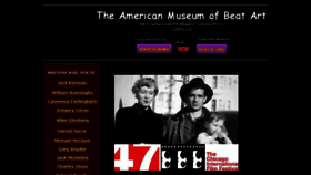 What Beatmuseum.org website looked like in 2018 (5 years ago)