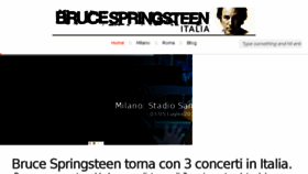 What Brucespringsteenitalia.com website looked like in 2018 (5 years ago)
