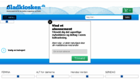 What Bladkiosken.dk website looked like in 2018 (5 years ago)