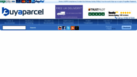 What Buyaparcel.com website looked like in 2018 (5 years ago)