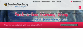 What Bumblebeebaby.co.uk website looked like in 2018 (5 years ago)