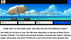 What Beachbumsdestin.com website looked like in 2018 (5 years ago)