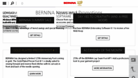 What Bernina.lt website looked like in 2018 (5 years ago)