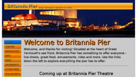 What Britannia-pier.co.uk website looked like in 2018 (6 years ago)