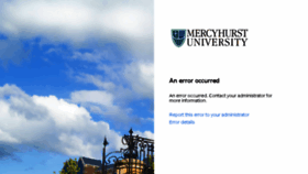 What Blackboard.mercyhurst.edu website looked like in 2018 (5 years ago)