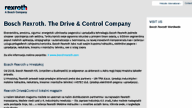 What Boschrexroth.hr website looked like in 2018 (5 years ago)