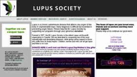 What Bclupus.org website looked like in 2018 (6 years ago)