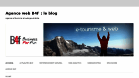 What Blog.b2f-concept.com website looked like in 2018 (5 years ago)
