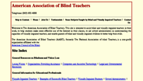 What Blindteachers.net website looked like in 2018 (5 years ago)