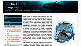 What Bluefinfutures2016.org website looked like in 2018 (5 years ago)