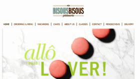 What Bisous-bisous.com website looked like in 2018 (5 years ago)