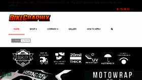 What Bikegraphix.com website looked like in 2018 (5 years ago)