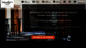 What Beausejour.fr website looked like in 2018 (5 years ago)