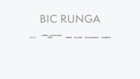 What Bicrunga.com website looked like in 2018 (5 years ago)