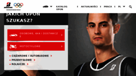 What Bridgestone.pl website looked like in 2018 (5 years ago)
